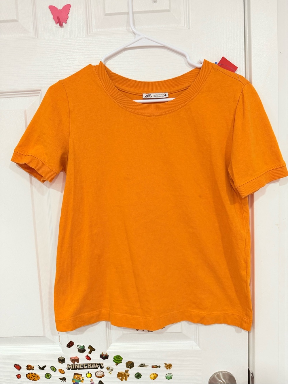 Zara Kids Orange Short-Sleeve Tee